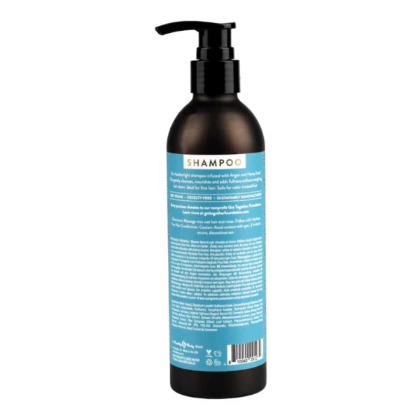 MKS eco Fine Hair Shampoo Back Label 2