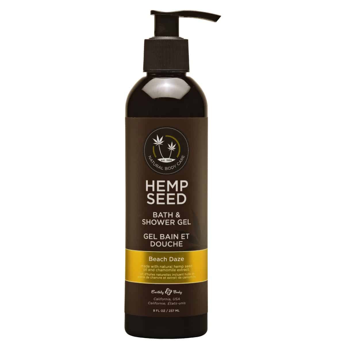 Hemp Seed Shower Gel | 8 oz | Beach Daze Scent | Buy Hemp Seed Oil Shower Gel Online