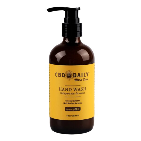 CBD Daily Ultra Care Hand Wash Front View Updated 2-8-2023