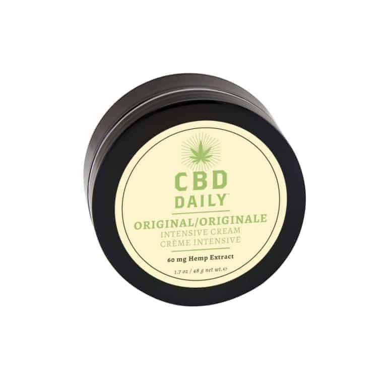 CBD Daily Intensive Cream Triple Strength Original Mint | Shop Earthly Body