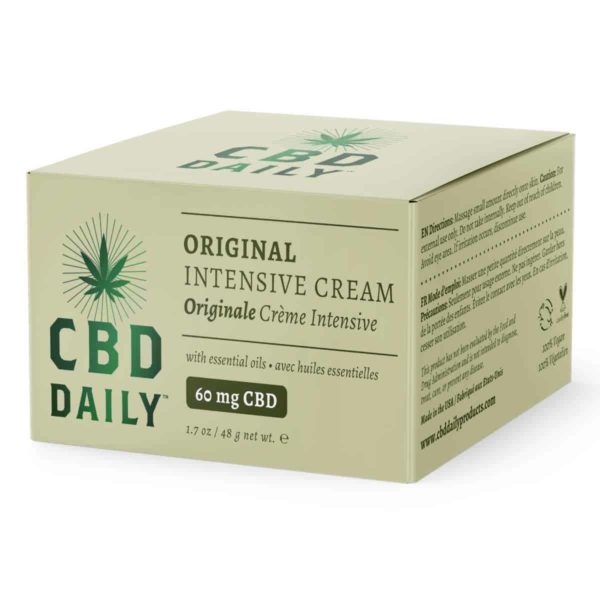 CBD Daily Original Strength Intensive Cream Box