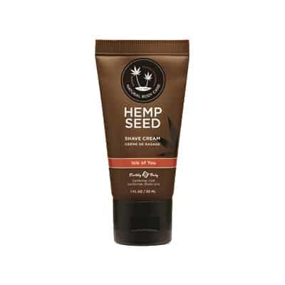 Hemp Seed Shave Cream 1 oz | Isle of You Scent | Shop Earthly Body