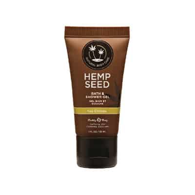 Hemp Seed Bath & Shower Gel 1 oz | Nag Champa Scent | Shop Earthly Body