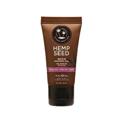 Hemp Seed Bath & Shower Gel 1 oz | Skinny Dip Scent | Shop Earthly Body