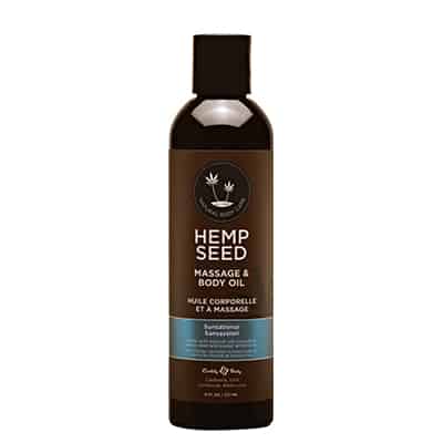 Hemp Seed Massage Oil Sunsational | Shop Earthly Body