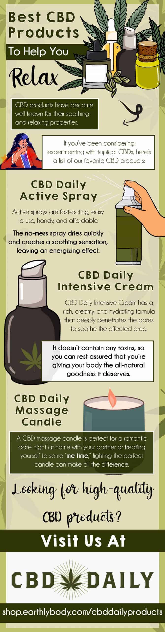 Best CBD Products To Help You Relax
