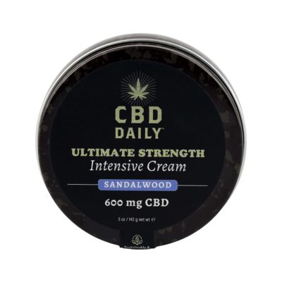 CBD Daily Intensive Cream Ultimate Sandalwood Front View HD