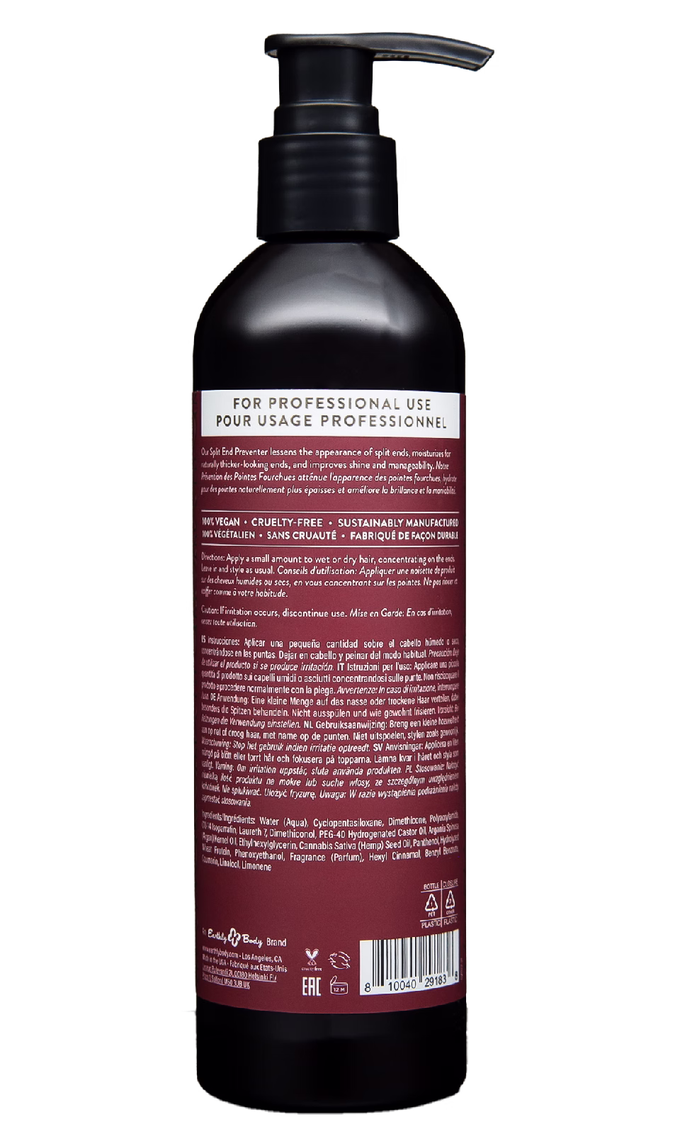 MKS eco End 10 oz Back