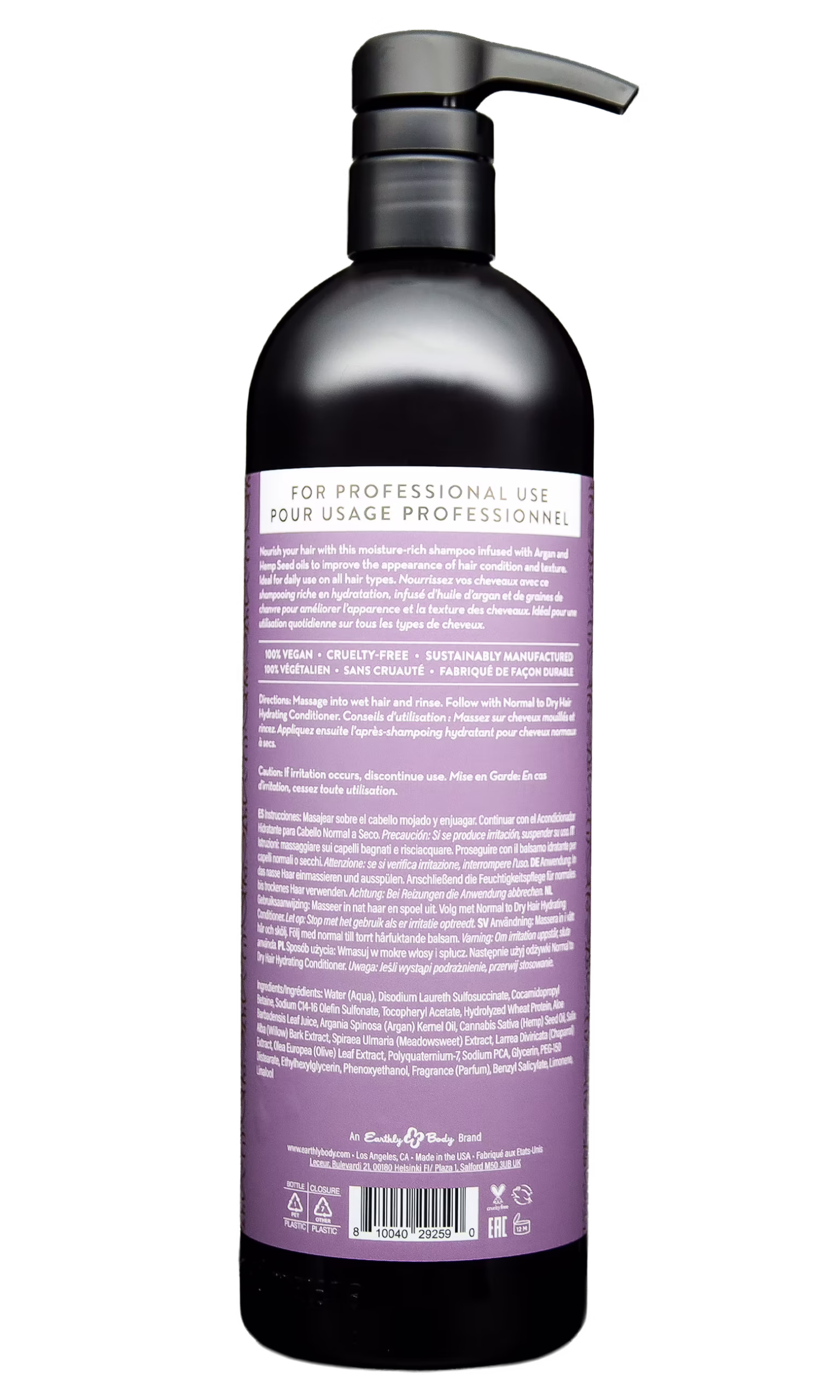 MKS eco Shampoo 25 oz High Tide Back