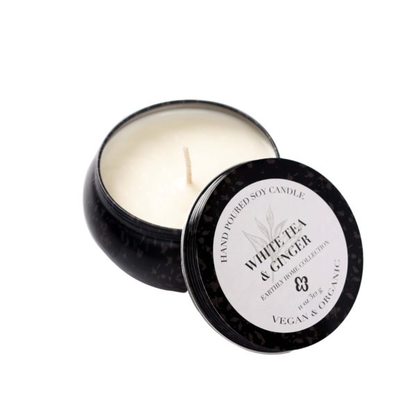 Earthly Home White Tea and Ginger Candle - The Big Candle
