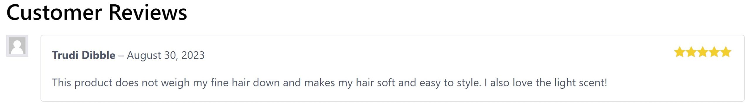 Fine Hair Shampoo Review