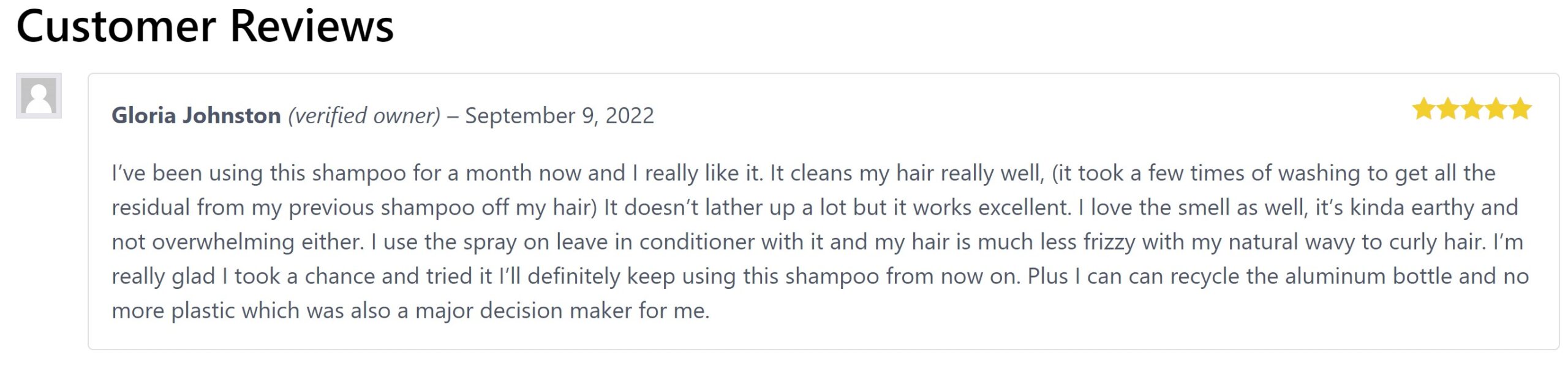 Kahm Shampoo Review