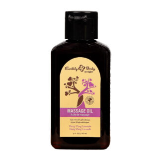 Earthly Body at Night Massage Oil Ylang Ylang Lavender 2 oz Front