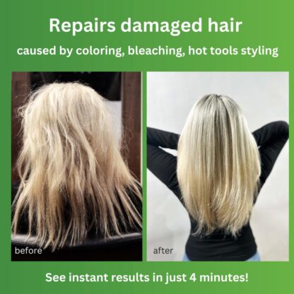 i.N.O Instant Hair Repair Mask Before and After
