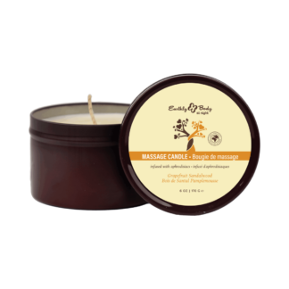 Earthly Body at Night Candles Grapefruit Sandalwood 6 oz